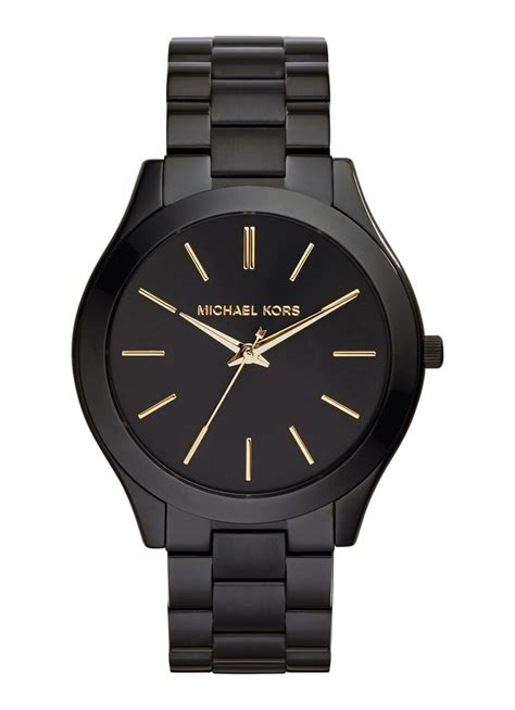 michael kors horloge zwart dames|michael kors pols horloge.